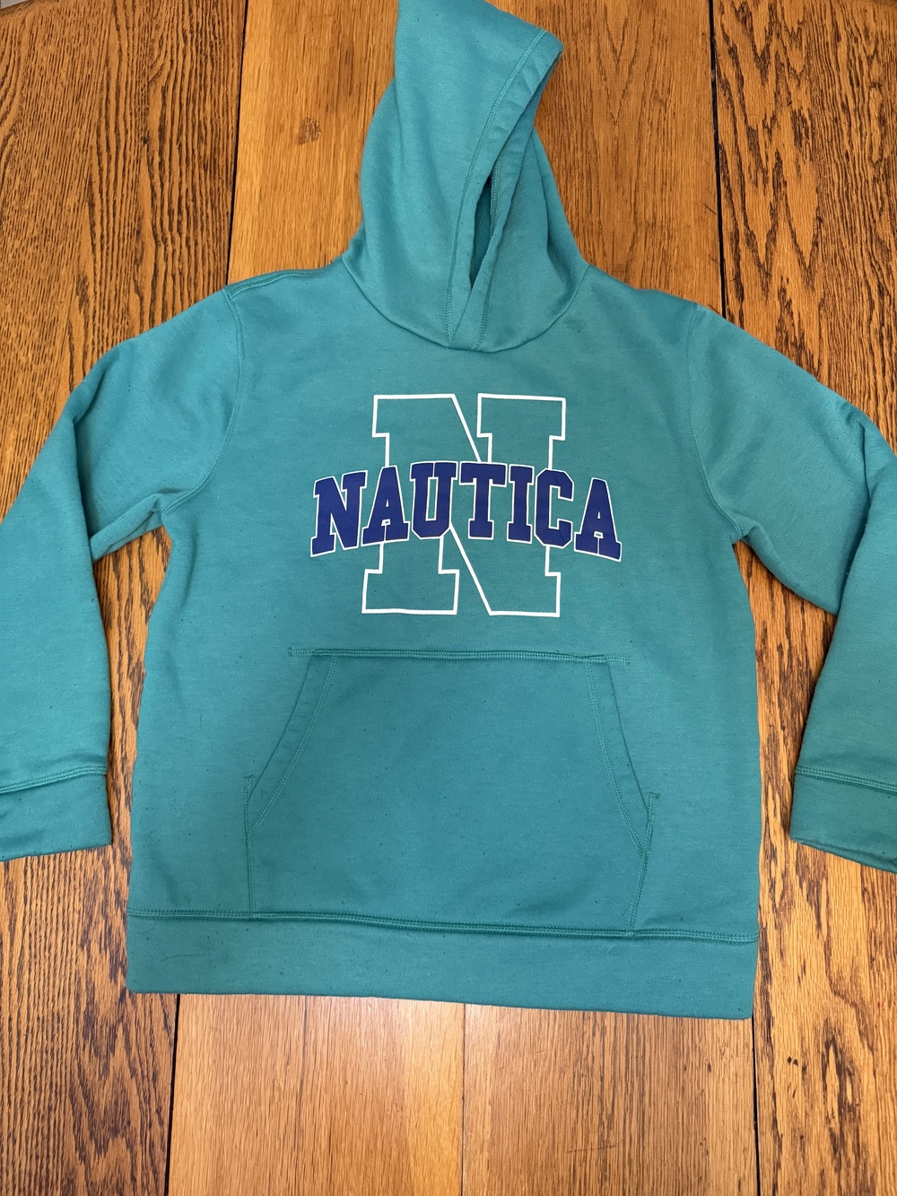 Nautica Hoodie Youth XL 18/20 Pullover Sweatshirt Boys Girls Kangaroo Pocket